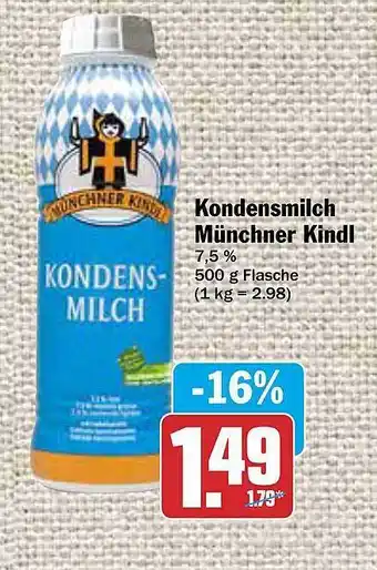 AEZ Kondensmilch Münchner Kindl Angebot