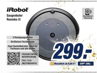 Expert Bening Irobot Saugroboter Roomba I3 Angebot