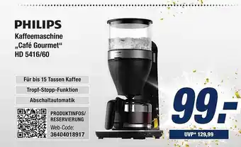 Expert Bening Philips Kaffeemaschine „café Goumet” Angebot