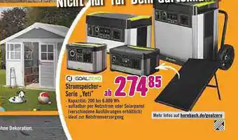 Hornbach Stromspeicher-serie „yeti“ Angebot