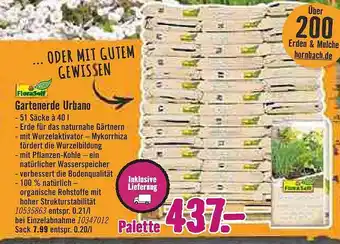 Hornbach Flora Self Gartenerde Urbano Angebot