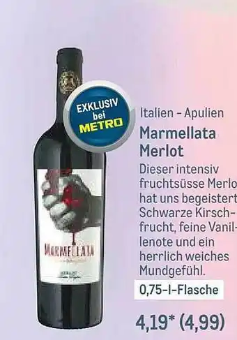 METRO Marmellata Merlot Angebot