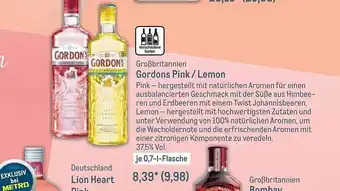 METRO Gordons Pink - Lemon Angebot