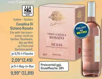 METRO Casalina Di Siziano Rosato Angebot