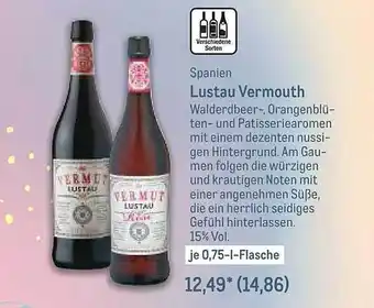 METRO Lustau Vermouth Angebot