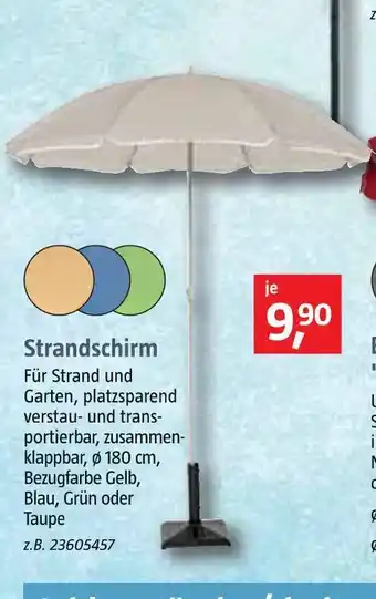 Bauhaus Strandschirm Angebot