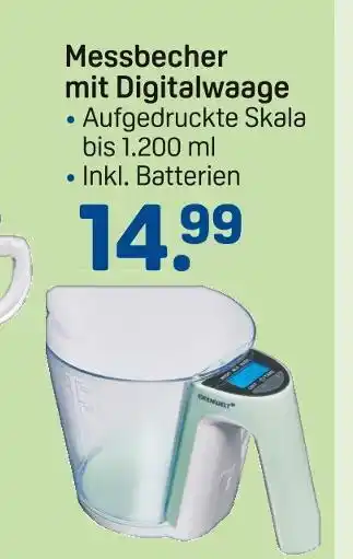 Rossmann Messbecher mit digitalwaage Angebot