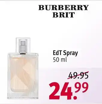 Rossmann Burberry brit edt spray Angebot