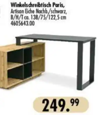 Möbel Boss Winkelschreibtisch Paris Angebot