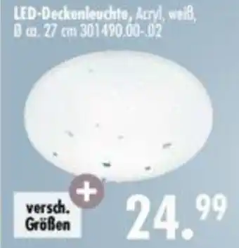 Möbel Boss LED Deckenleuchte Angebot
