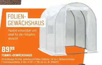 OBI Tunnel-gewächshaus Angebot