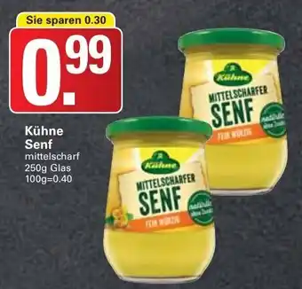 WEZ Kühne Senf 250g Glas Angebot