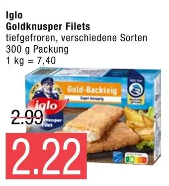 Marktkauf Iglo Goldknusper Filets 300g Angebot