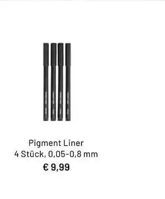 Idee Creativmarkt Pigment Liner 4 Stück Angebot