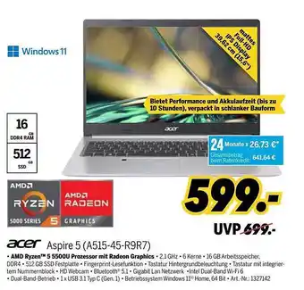 MEDIMAX Acer Aspire 5 Angebot