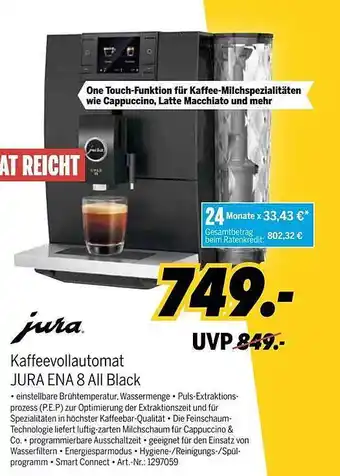 MEDIMAX Jura Kaffeevollautomat Angebot