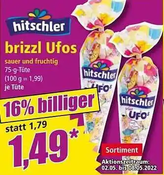 Norma Brizzl Ufos Hitschler Angebot