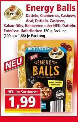 Norma Energy Balls Ardilla Angebot