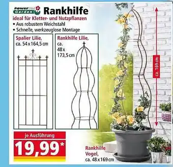 Norma Powertec Garden Rankhilfe Angebot