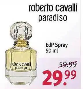 Rossmann Roberto Cavalli Paradiso Edp Spray Angebot