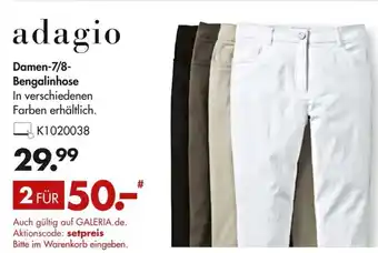 Galeria Adagio Damen 7/8 Bengalinhose Angebot