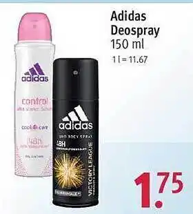 Rossmann Adidas Deospray Angebot