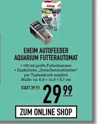 Kölle Zoo Eheim Autofeeder Aquarium Futterautomat Angebot