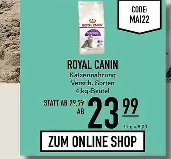 Kölle Zoo Royal Canin Angebot