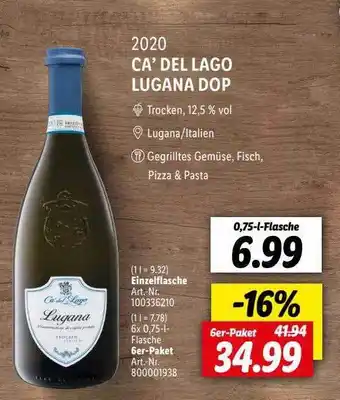 Lidl 2020 Ca' Del Lago Lugana Dop Angebot