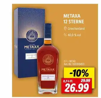 Lidl Metaxa 12 Sterne Angebot