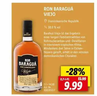 Lidl Ron Baraguá Viejo Angebot
