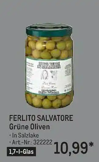 METRO Ferlito Salvatore Grüne Oliven Angebot