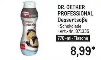 METRO Dessertsoße Angebot