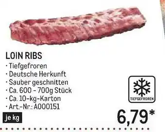 METRO Loin Ribs Angebot