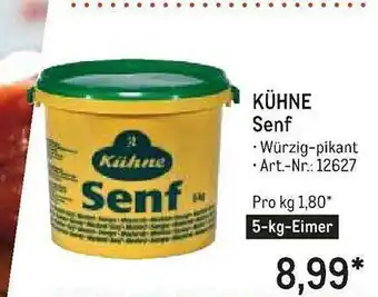 METRO Kühne Senf Angebot