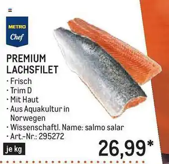 METRO Premium Lachsfilet Angebot