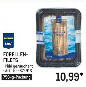 METRO Forellen Filets Angebot