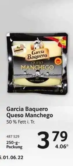 Selgros Garcia Baquero Queso Manchego Angebot