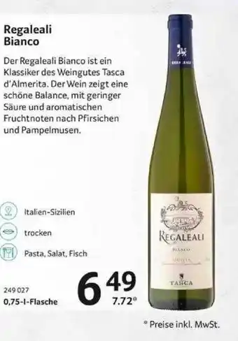 Selgros Regaleali Bianco Angebot