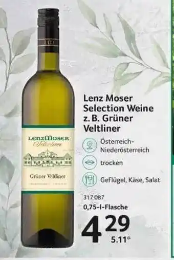 Selgros Lenz Moser Selection Weine Z.b. Grüner Veltliner Angebot