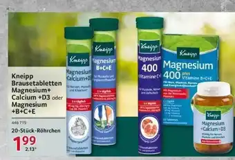 Selgros Kneipp Braustabletten Magnesium + Calcium + D3 Oder Magnesium +b+c+e Angebot