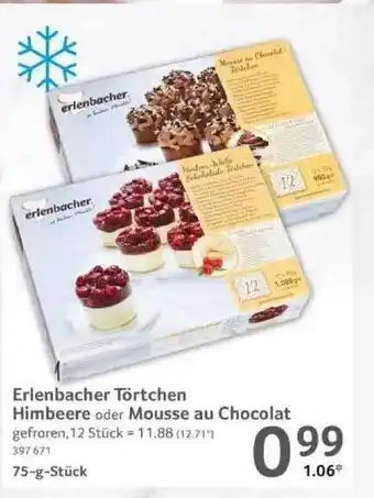 Selgros Erlenbacher Törtchen Himbeere Oder Mousse Au Chocolat Angebot