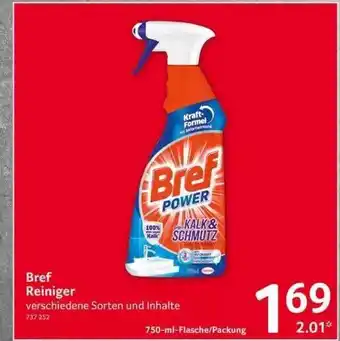 Selgros Bref Reiniger Angebot