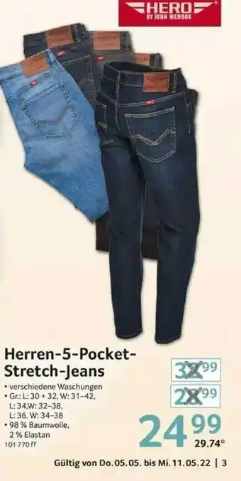 Selgros Herren-5-pocket-stretch-jeans Angebot