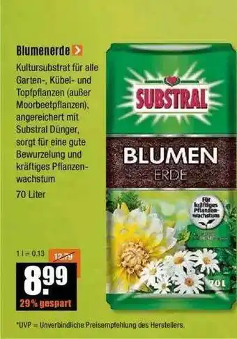 V Baumarkt Blumenerde Angebot