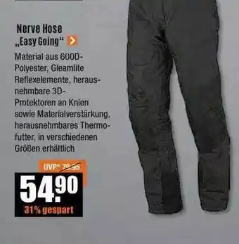 V Baumarkt Nerve Hose Easy Going Angebot