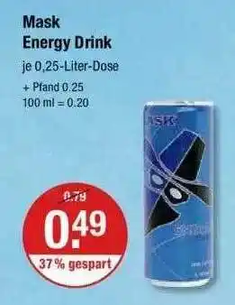 V Markt Mask Energy Drink Angebot