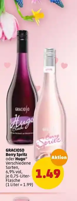 PENNY Gracioso berry spritz oder hugo sekt Angebot