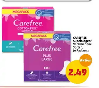 PENNY Carefree slipeinlagen Angebot