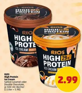 PENNY Rios high protein ice cream Angebot